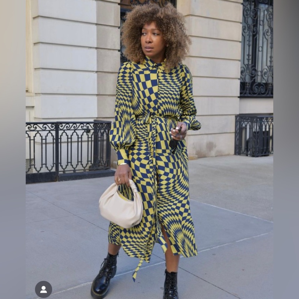 *BRAND NEW* Amazon x Karen Brit Chick tie waist dress